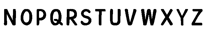 Ah Hakushu Yan Zhenqing Semibold Font UPPERCASE