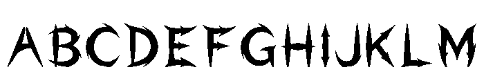 Ahan Regular Font UPPERCASE