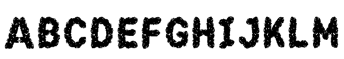 Ahi Regular Font UPPERCASE
