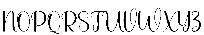 Ahistorical Font UPPERCASE