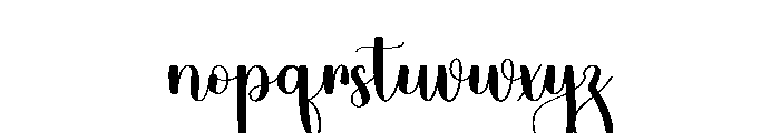 Ahistorical Font LOWERCASE