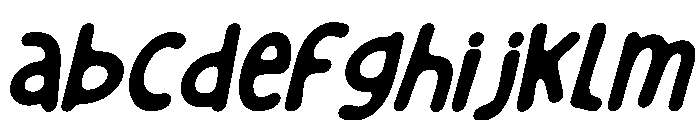 Ahoila Italic FONT