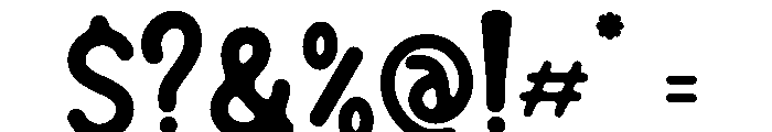 Ahoila Font OTHER CHARS