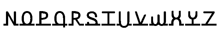 Ahsana Regular Font UPPERCASE
