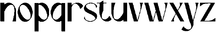 Ahcelrovik otf (400) Font LOWERCASE