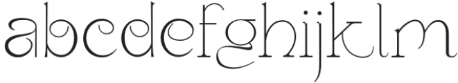 Ahoe Regular otf (400) Font LOWERCASE