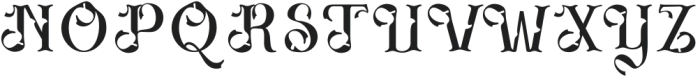 Aholya Regular otf (400) Font UPPERCASE