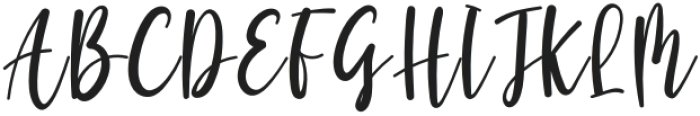 Ahstray Regular otf (400) Font UPPERCASE