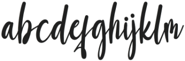 Ahstray Regular otf (400) Font LOWERCASE