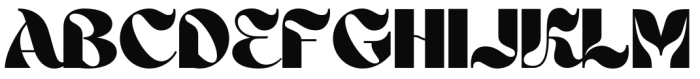 Ahsing Regular Font UPPERCASE