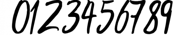 Aharon Handwritten Brush Font Font OTHER CHARS