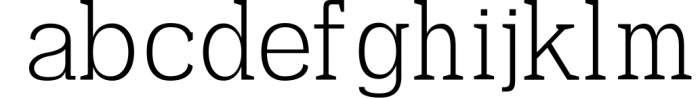 Ahijah A Clean Minimal Serif Typeface 2 Font LOWERCASE