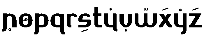 AhmisyaPersonaluse-Regular Font LOWERCASE
