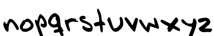 AhnbergHand Font LOWERCASE
