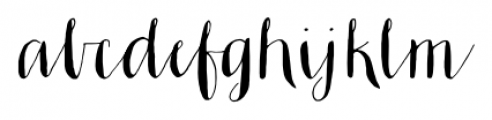 Ahra Regular Font LOWERCASE