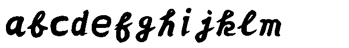 AH Hakushu Brush Extra-thick W1 FONT