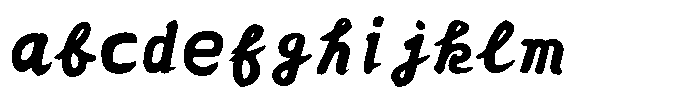 AH Hakushu Brush Extra-thick W3 FONT