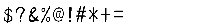 AH-Hakushu Brush RS W1 Font OTHER CHARS