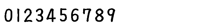 AH-Hakushu Brush RS W12 Font OTHER CHARS