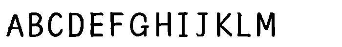 AH-Hakushu Brush RS W12 Font UPPERCASE