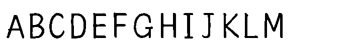 AH-Hakushu Brush RS W1 Font UPPERCASE