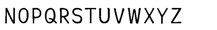AH-Hakushu Brush RS W1 Font UPPERCASE