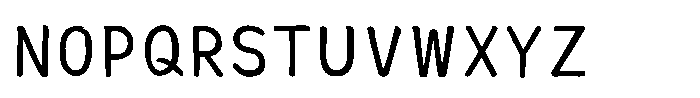 AH-Hakushu Brush RS W6 Font UPPERCASE