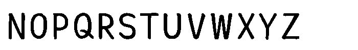 AH-Hakushu Brush RS W9 Font UPPERCASE