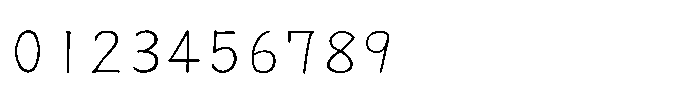 AH Hakushu School PRS W1 Font OTHER CHARS
