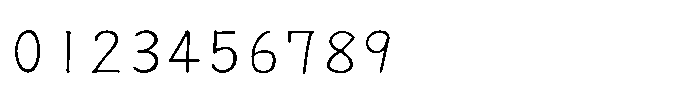 AH Hakushu School PRS W3 Font OTHER CHARS
