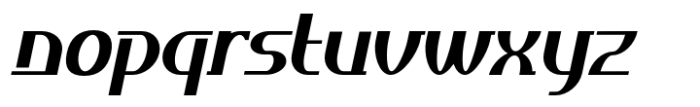 Ahakin Black Slanted Font LOWERCASE