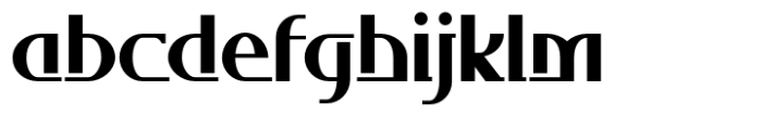 Ahakin Black Font LOWERCASE