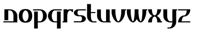 Ahakin Black Font LOWERCASE