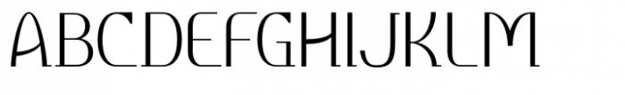 Ahakin Extra Light Font UPPERCASE