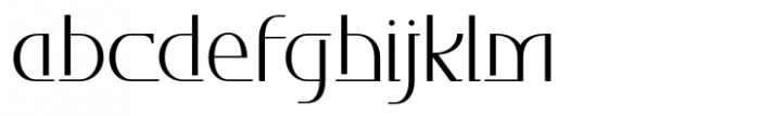 Ahakin Extra Light Font LOWERCASE