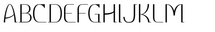 Ahakin Thin Font UPPERCASE