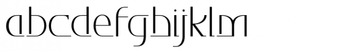 Ahakin Thin Font LOWERCASE