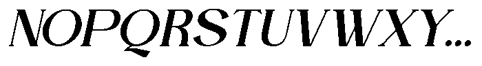 Ahkara Italic Font UPPERCASE