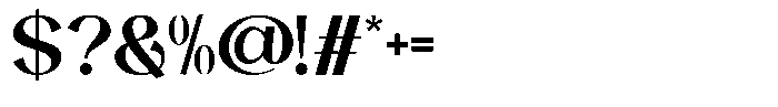 Ahkara Regular Font OTHER CHARS