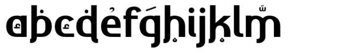 Ahmisya Regular Font LOWERCASE