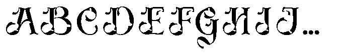 Aholya Regular Font UPPERCASE