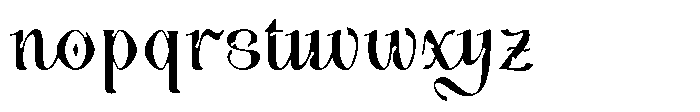 Aholya Regular Font LOWERCASE