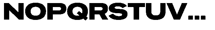 Ahora Extra Bold Font UPPERCASE