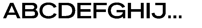 Ahora Medium Font UPPERCASE