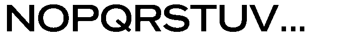 Ahora Medium Font UPPERCASE