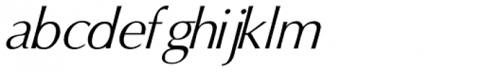 Ahoura Italic Font LOWERCASE