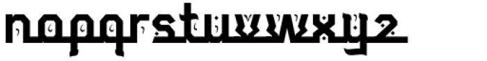 Ahuta Regular Font LOWERCASE