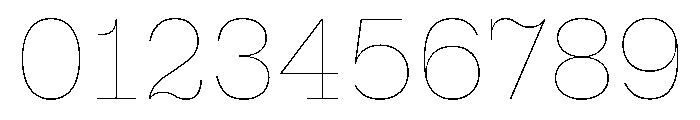 Aide Extra Light Font OTHER CHARS