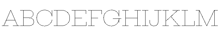 Aide Extra Light Font UPPERCASE