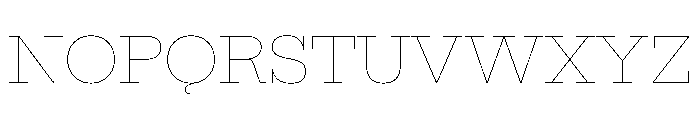 Aide Extra Light Font UPPERCASE